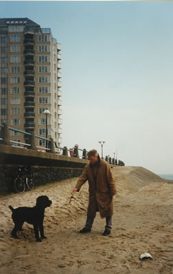 with stick at vlissingen