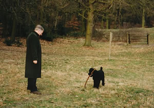 clingendael with stick