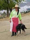 Vrouw met hond