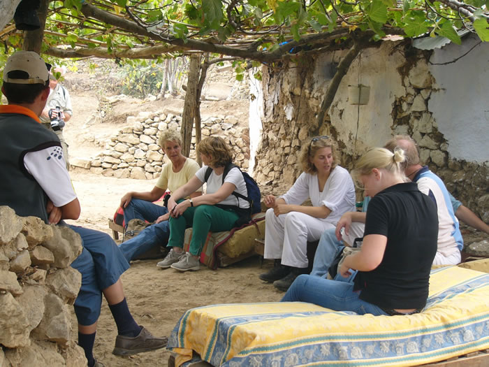 Lunch bij Berbers