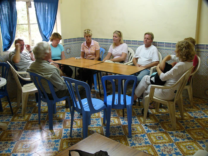 in het caf&eacute;