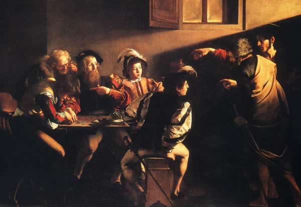 caravaggio roeping van mattheus