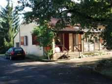 house at gagnieres with car